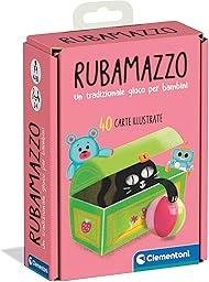 Clementoni - Rubamazzo, Mazzo di 40 Carte Illustrate con Giocattoli, Gioco Memory per Bambini 4+ Anni e Tutta la Famiglia, 2-4 Giocatori, Idea Regalo Made in Italy, Lingua Italiana, 16175
