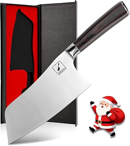Vista 41 de imarku Cuchillo de chef – Cuchillo de cocina profesional de 8 pulgadas, cuchillo japonés de acero inoxidable de alto carbono, cuchillos de chef