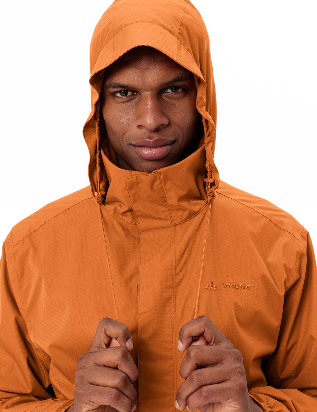 VAUDE Męska kurtka przeciwdeszczowa Escape Light, wodoszczelna kurtka outdoorowa, oddychająca kurtka wiatrówka z kapturem, chroniąca klimat kurtka turystyczna