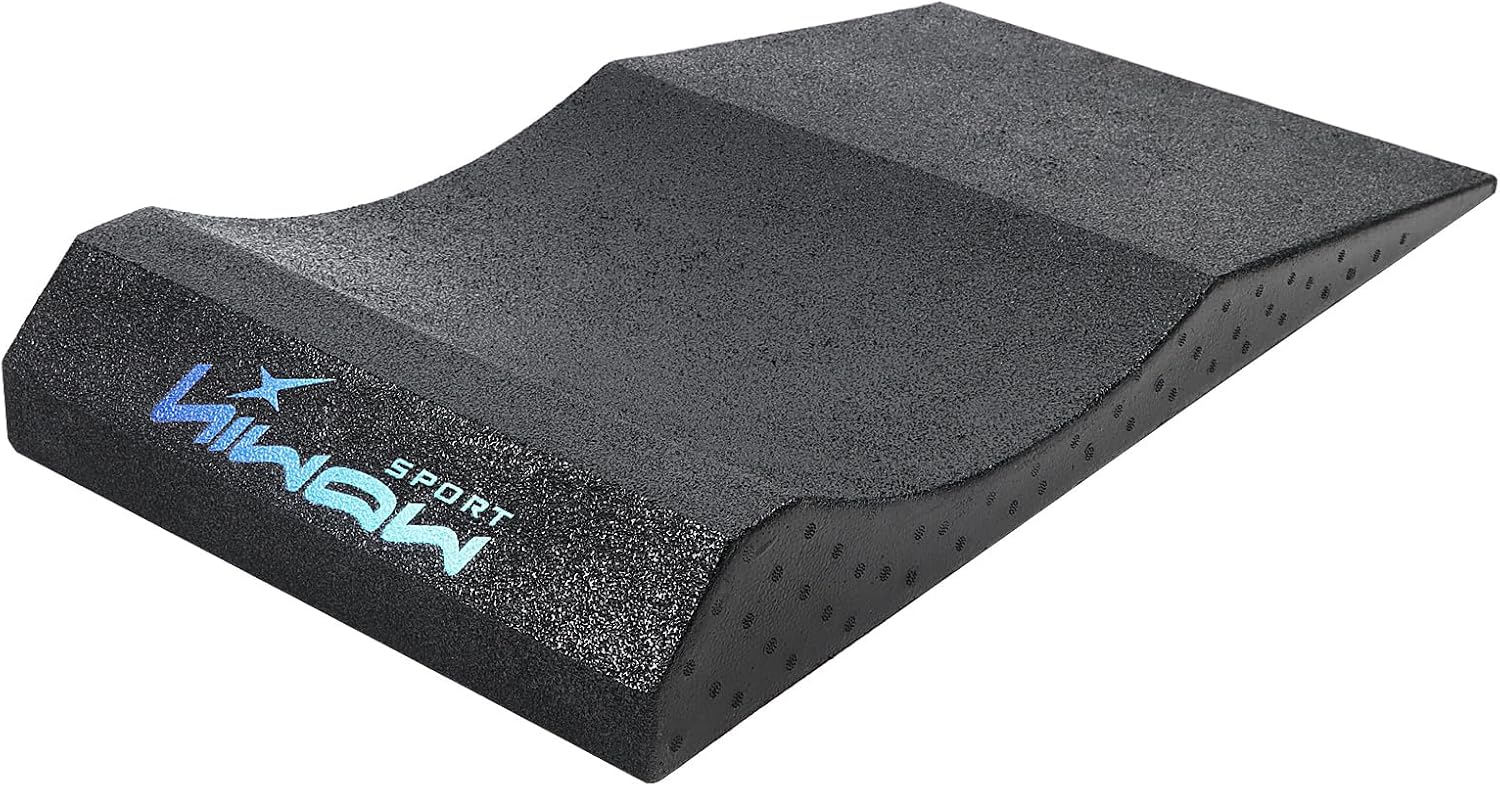 4-Pack 14.5’’ Wide Non-Skid Storage Pads & High-Density Foam Car Storage Ramps for Low Chassis Cars, Portable Automotive Platform Riser for Oil Changes, Display, and Garage Use