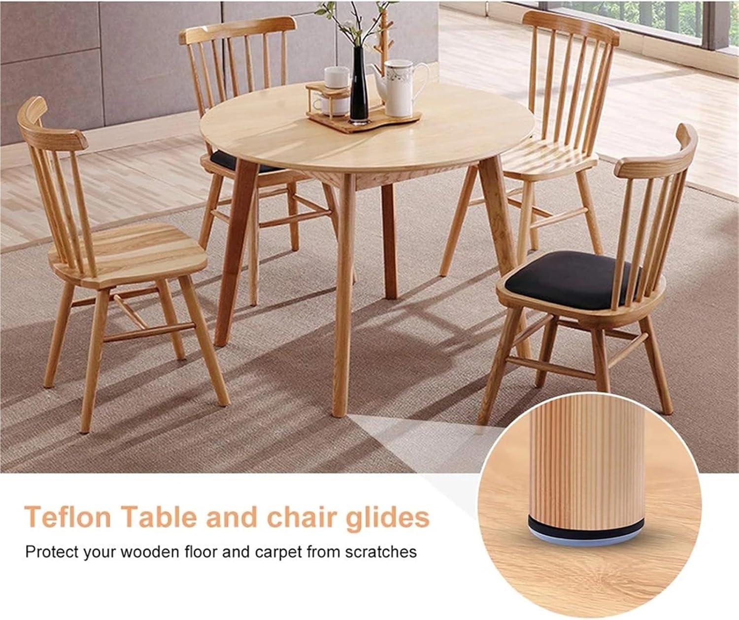 Furniture Sliders 80Pcs Furniture Leg Sliders Pads with Nail Feet Moving Gliders Mover Floor Protector for Tables Sofas Recliners(25mm)