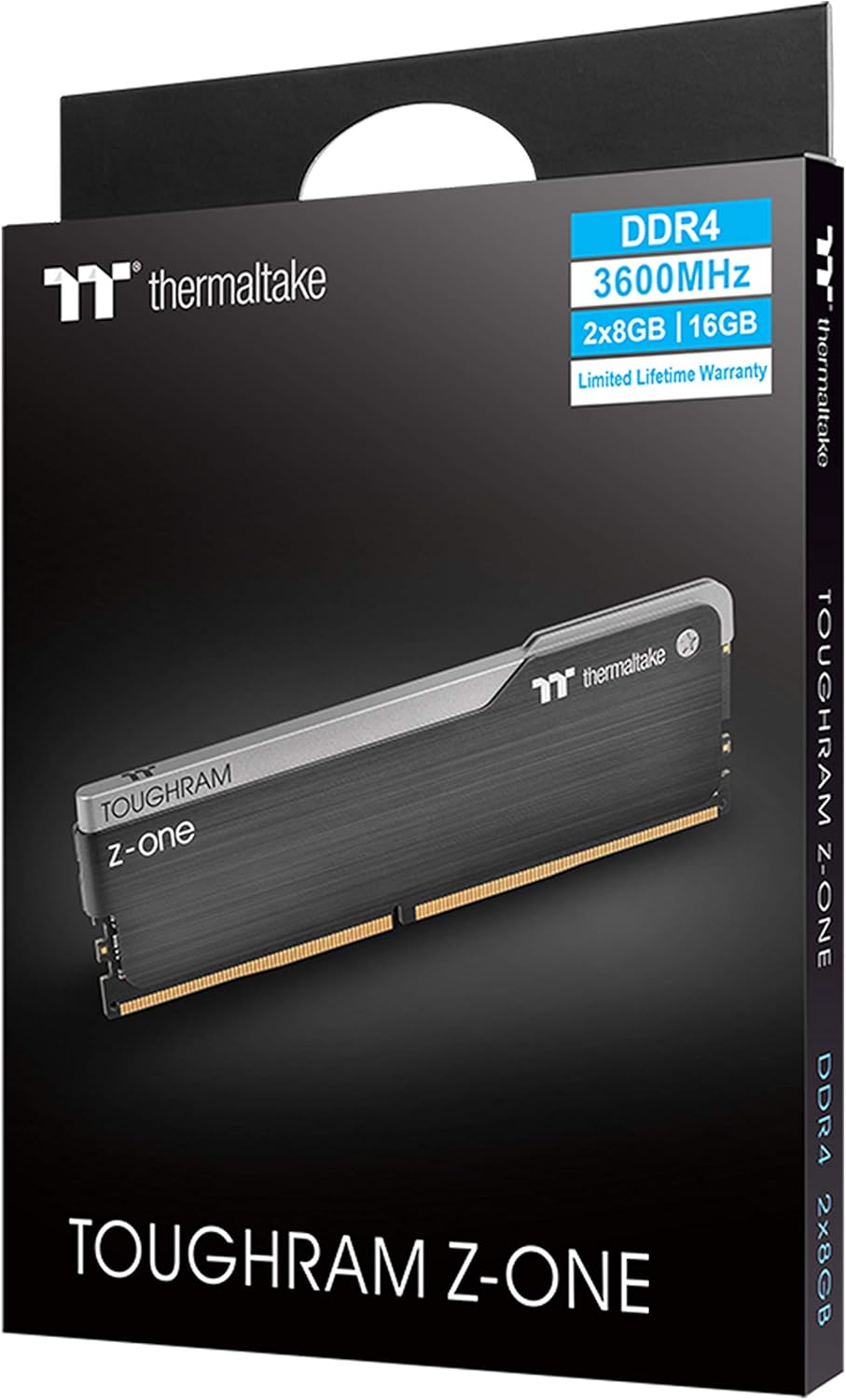 Thermaltake TOUGHRAM Z-ONE DDR4 3600MHz C18 16GB (8GB x 2) Memory Intel XMP 2.0 Ready with Real-Time Performance Monitoring Software R010D408GX2-3600C18A Z-One 3600MHz 16GB (8GBx2)