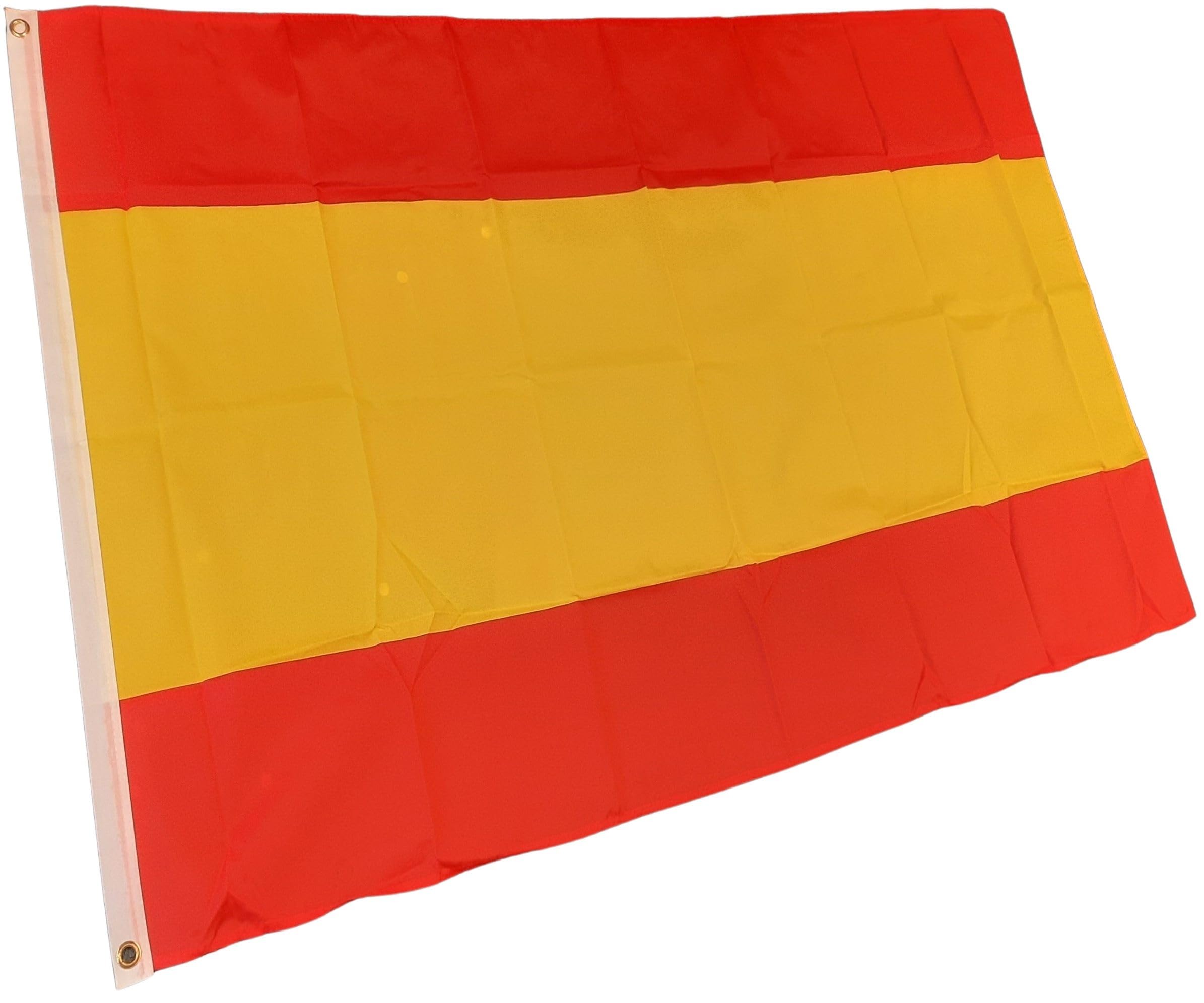 NWFlags Spain Flag 3ft x 2ft 75d Premium Polyester Suitable For Flagpoles, Multi Colour