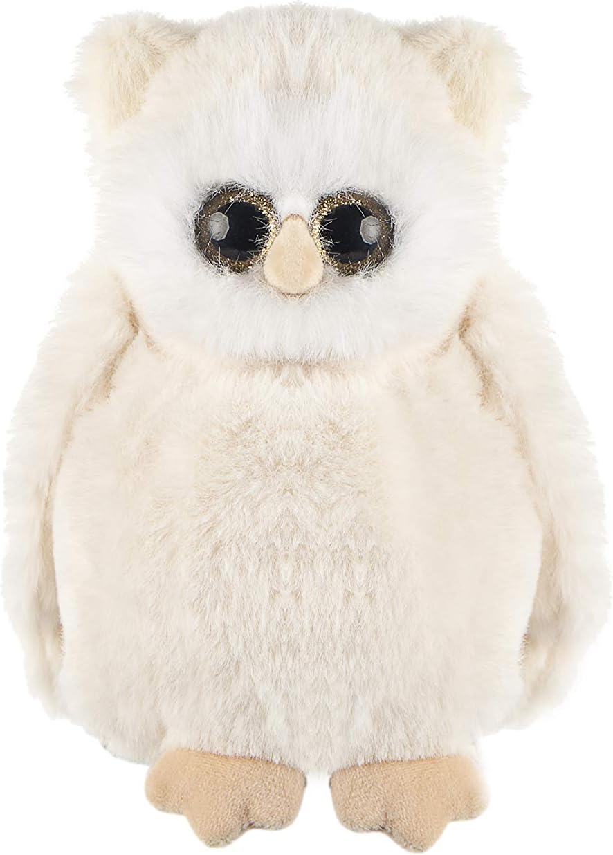 dilly dudu6inches Snowy owl Stuffed Animal Plush,Plush Toy,Gifts for Kids(White)