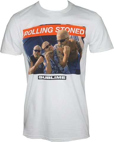 Rolling Stoned Photo Logo White T-Shirt 