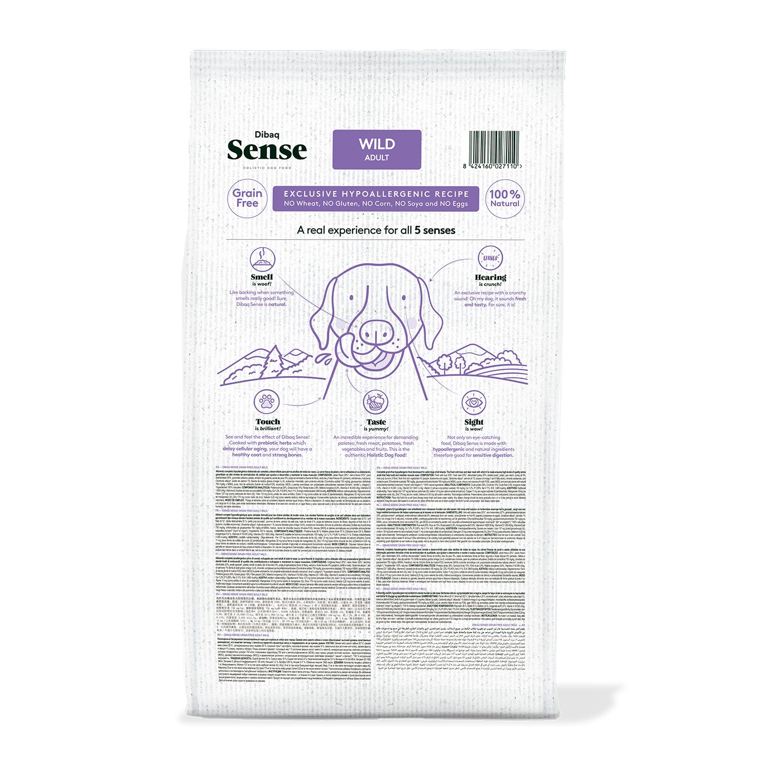 Dibaq Sense Grain Free Jabalí y Ciervo, 10 kg