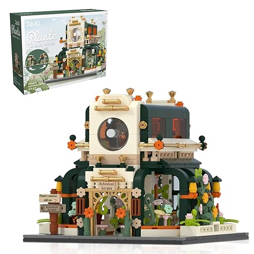 Hallisun Flower House Building Block Set, Compatible with Regular-Size Bricks, City Street View Flower Shop Collection Construction STEM Toys, Gift for Adult Teens Boys Girls 8+, Home Decor, 867 PCS - Flower House