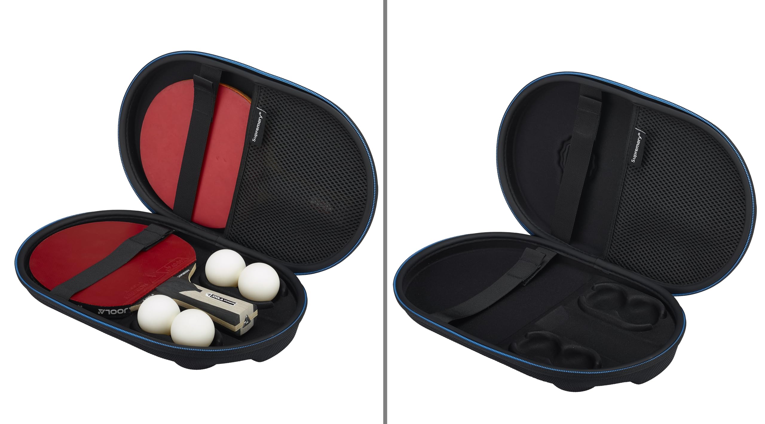 Borsa per racchette da ping pong Ping Pong Custodia adatta per 2 racchette e 4 palline (solo borsa)