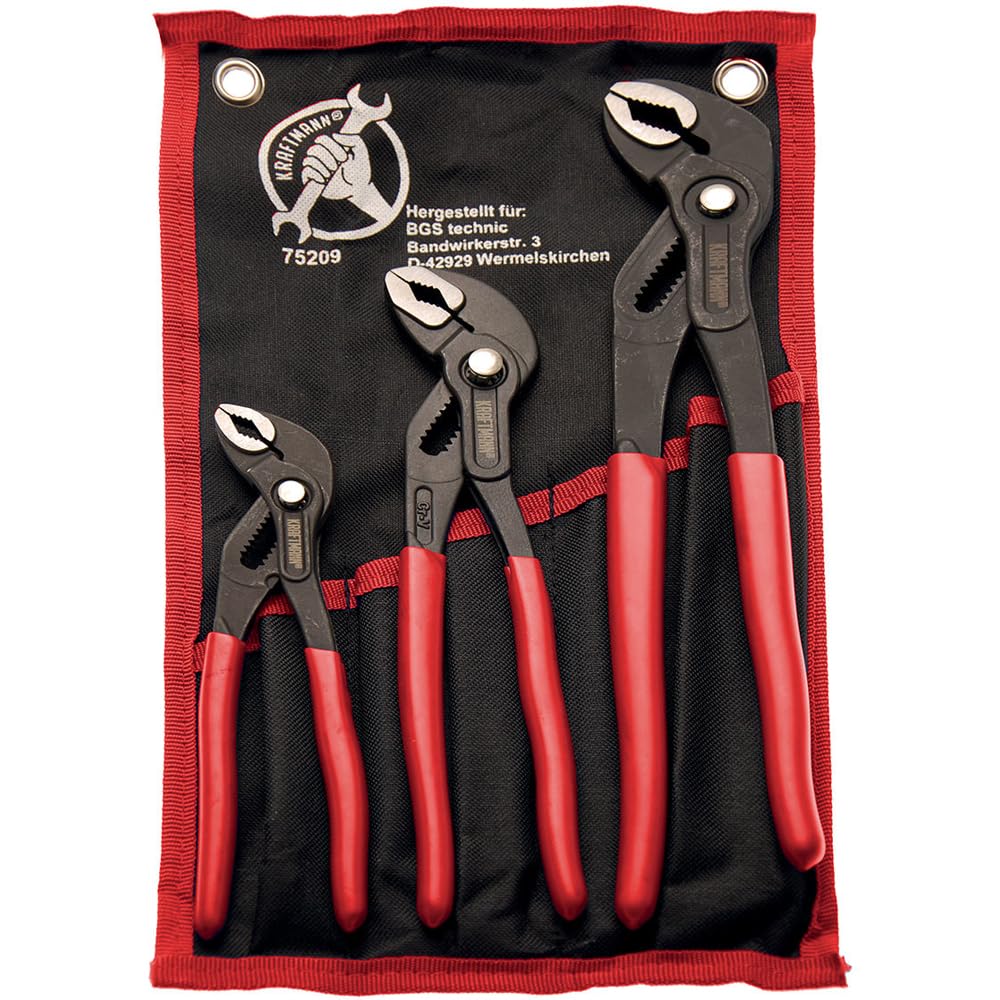 PINZE REGOLABILI SET 3pz PAPPAGALLO 175-240-300mm