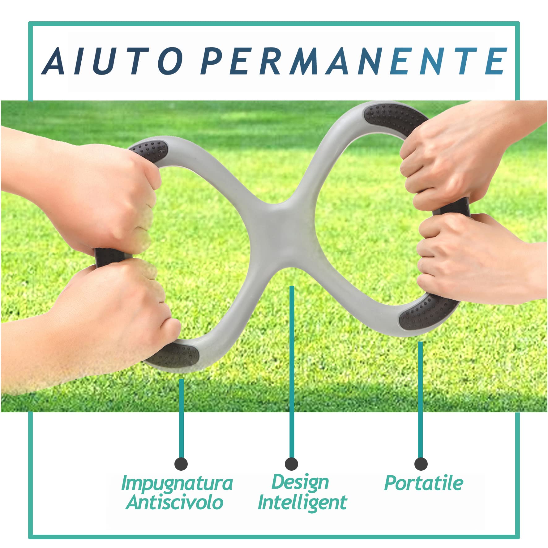 EASACE Supporto per Sollevamento e Sostegno per Disabili in Piedi con Maniglie Antiscivolo, Supporto Medico Portatile per Anziani, Pazienti Obesi o Persone con Disabilità