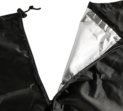 Elliptical Exercise Machine Cover Fitness Equipment Cover Dustproof Home Waterproof Training Machine Cover(181 X 74 X 165cm Black)