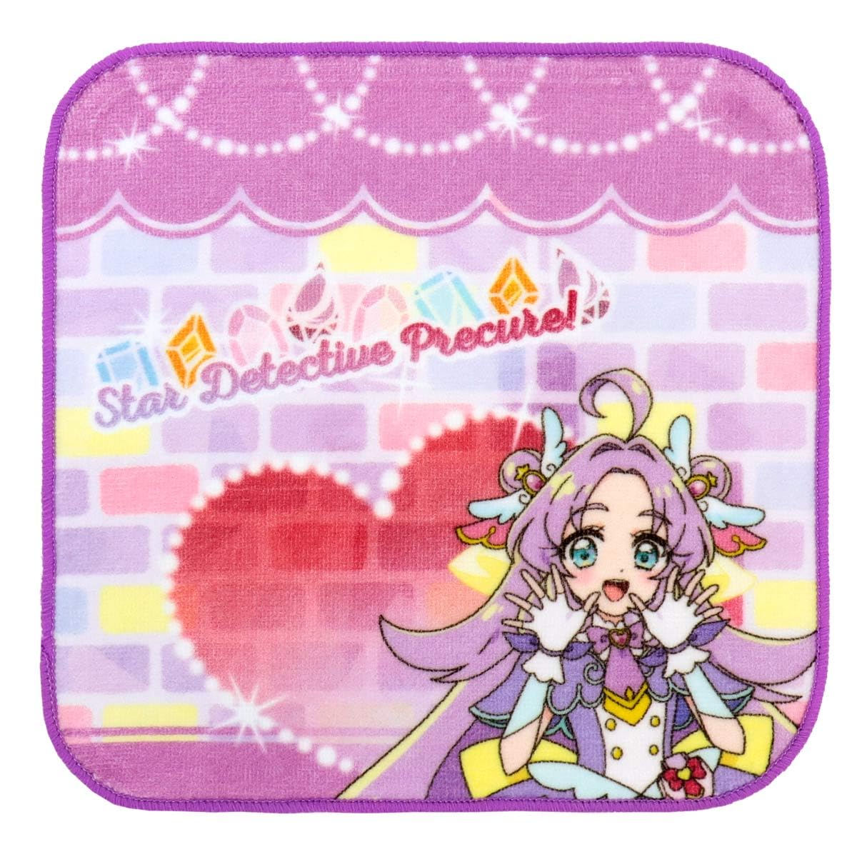 Amazon｜名探偵プリキュア ミニタオル タオルハンカチ 20cm 20×20