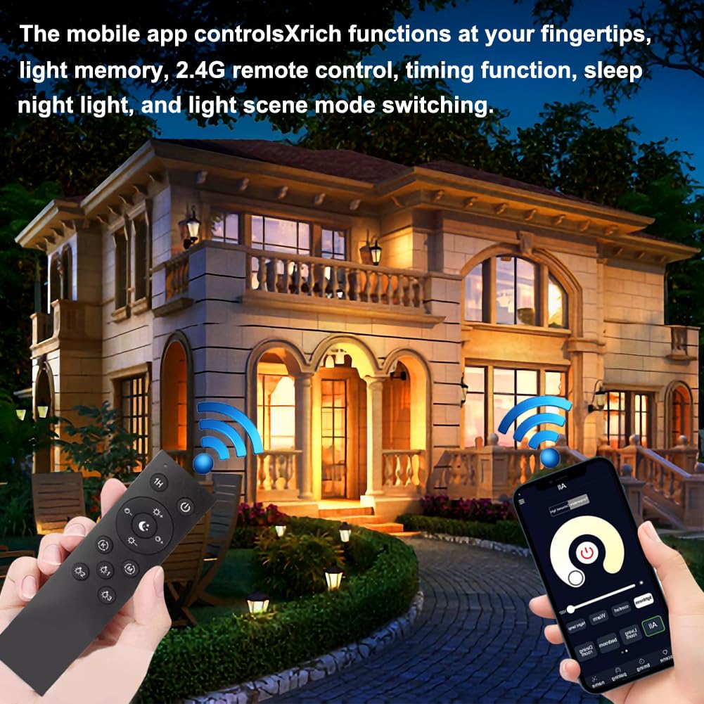 Lampadina LED Intelligente E27 12W Con Telecomando - 2700K-6500K Dimmerabile 1000 Lumen - 6
