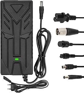 54,6V Ladegeräte für Scooter，42V Hoverboard Ladegeräte，48V Elektroroller Universal Lithium Batterie Ladegerät mit 6 Anschlüssen，48V E-Bike Schnellladegerät für Elektrofahrräder Akkuladung