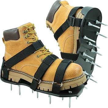 Lawn Aerator Shoes with Hook & Loop Straps Lawn Aerator Shoes with Hook & Loop Straps