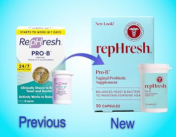 RepHresh Pro-B Probiotic Feminine Supplement - 5 Pack