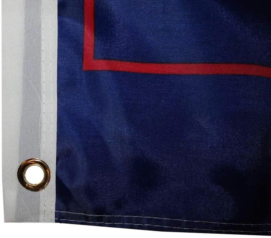 Trade Winds 3x5 Trump Keep America First! Blue 150D Double Sided Woven Polyester Nylon Flag 3'x5' Banner Grommets Heavy (UV Fade Proof Heavy Duty Wind Resistant Fabric)