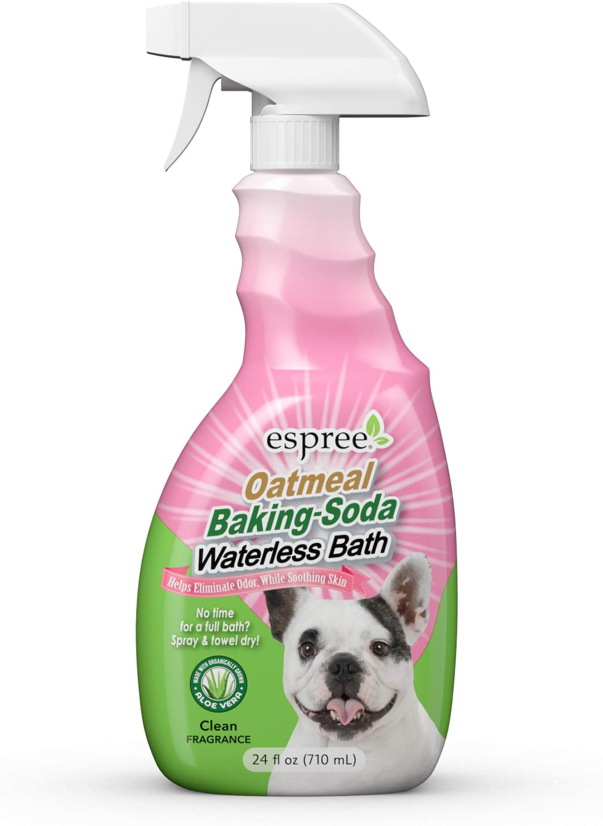 Natural Oatmeal Baking Soda Waterless Bath for Dogs, 710 ml