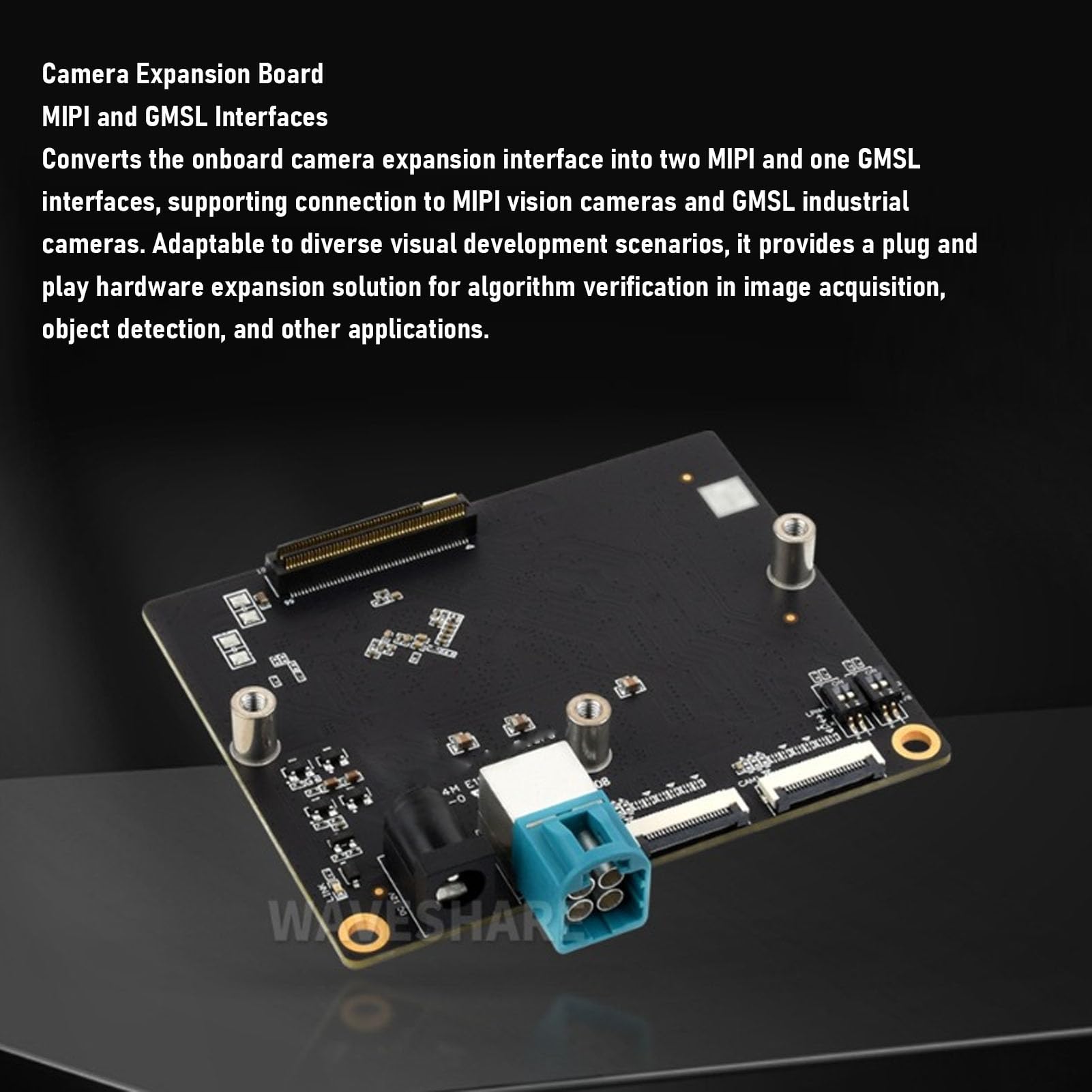 PUSOKEI Scheda di Espansione Fotocamera per RDK S100 |Modulo MIPI CSI 2 Porte 22 Pin per lo Sviluppo Visivo