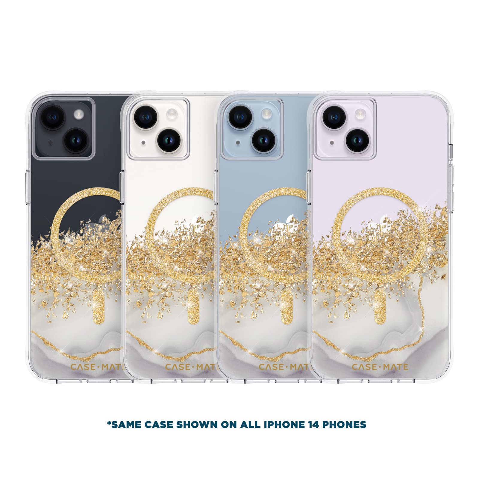 Magnetic Case Designed For IPhone 15 Pro, [Compatible With MagSafe] [Glitter Card & Wrist Strap] Full Camera Lens Protection Designed For IPhone 15 Pro Case Women Girls, Brassy - View #14