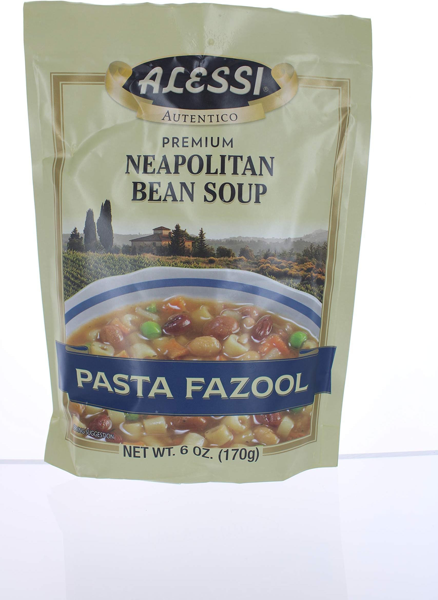 Alessi Pasta Fazool Neapolitan Bean Soup 6 oz Each