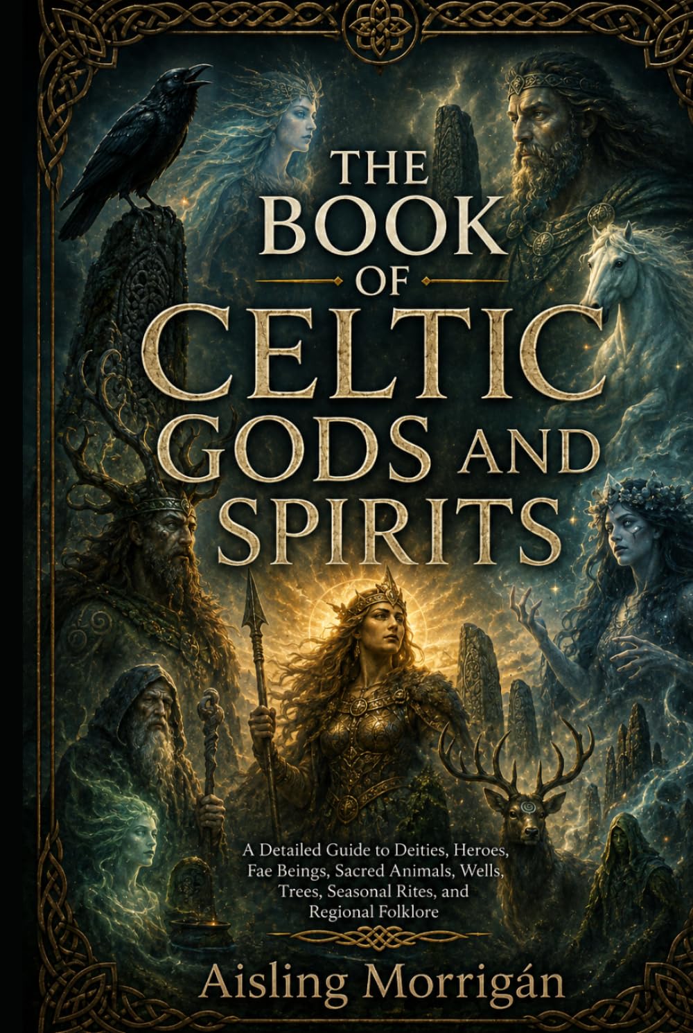 The Book of Celtic Gods and Spirits: A Detailed Guide to Deities, Heroes, Fae Beings, Sacred Animals, Wells, Trees, Seasonal Rites, and Regional Folklore