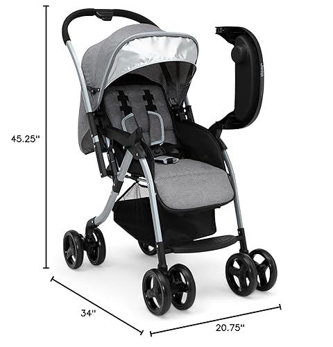 Miniatura 16 de Jeep Unlimited - Cochecito reversible con asa, tweed gris