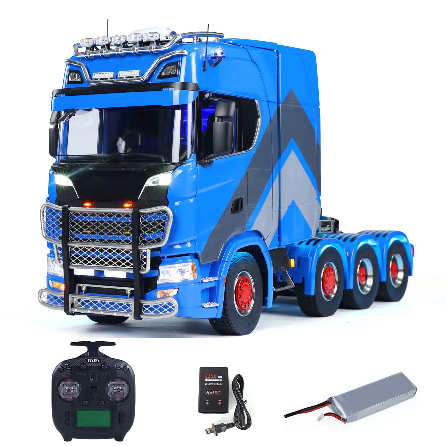 TOUCAN RC HOBBY 770S 1/14 RC Tractor Truck 8x8 Metal Chassis Remote Control Lorry ST8 Battery