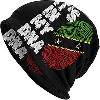 Saint Kitts and Nevis is in My DNA Knit Beanie Hat Adult Casual Fashion Skull Cap for Men & Women Youth Unisex Cuffed Plain Thermal Spring Autumn Winter Hat