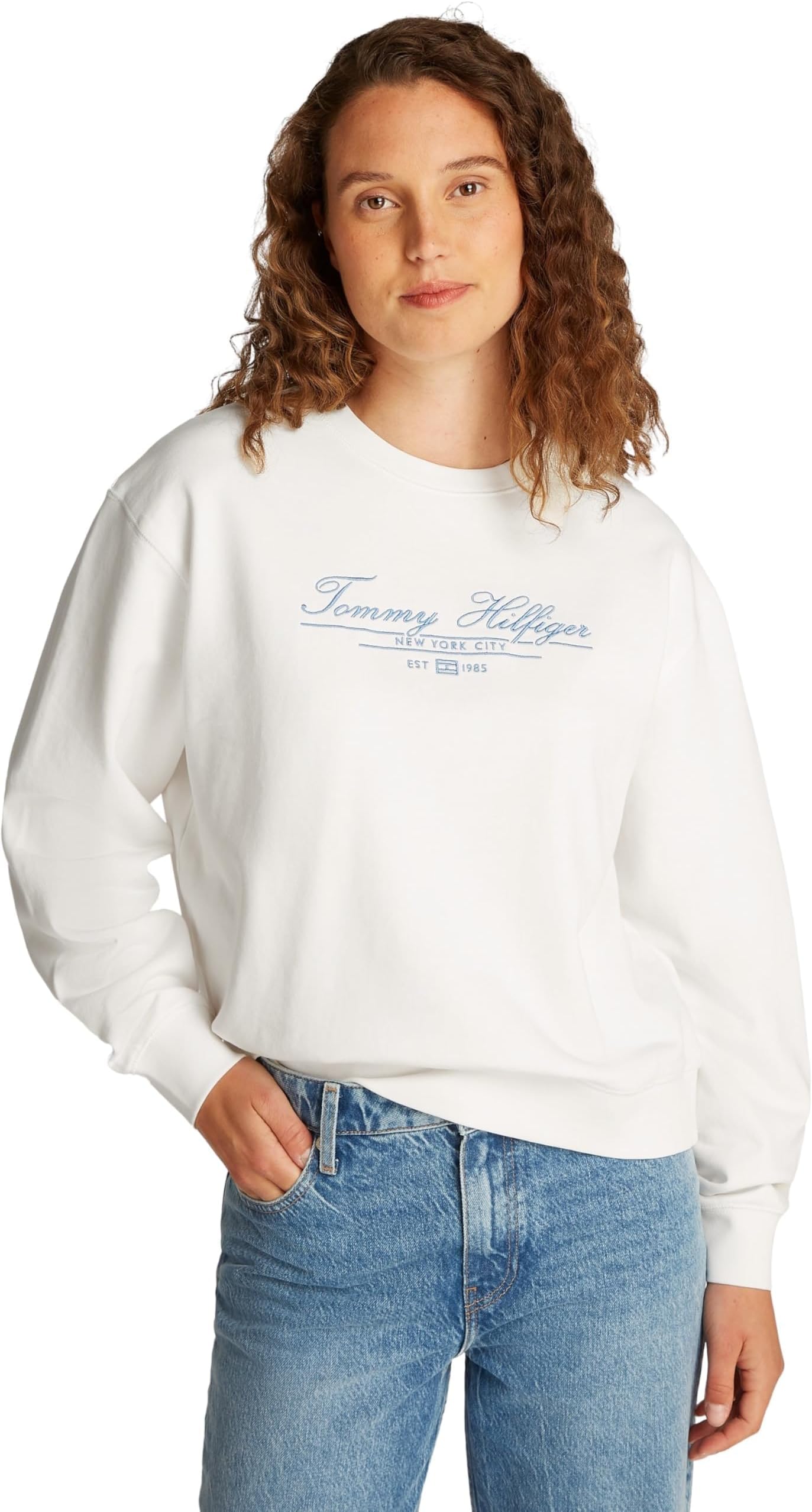 Women’s Script Cotton Sweatshirt