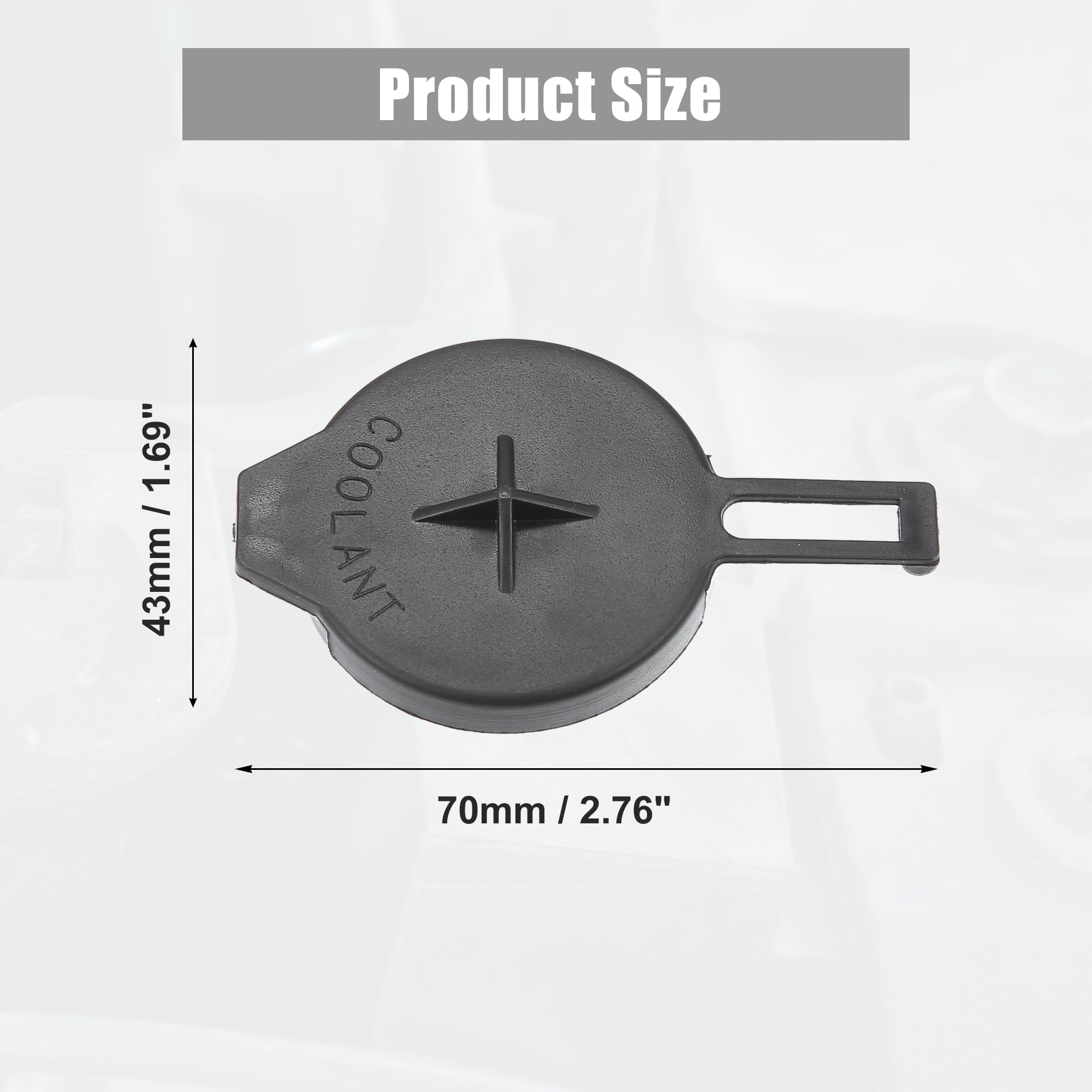 Radiator Reserve Tank Cap – Fits Toyota Corolla, Echo, Yaris – Replaces 16471-0D010, 16471-23010