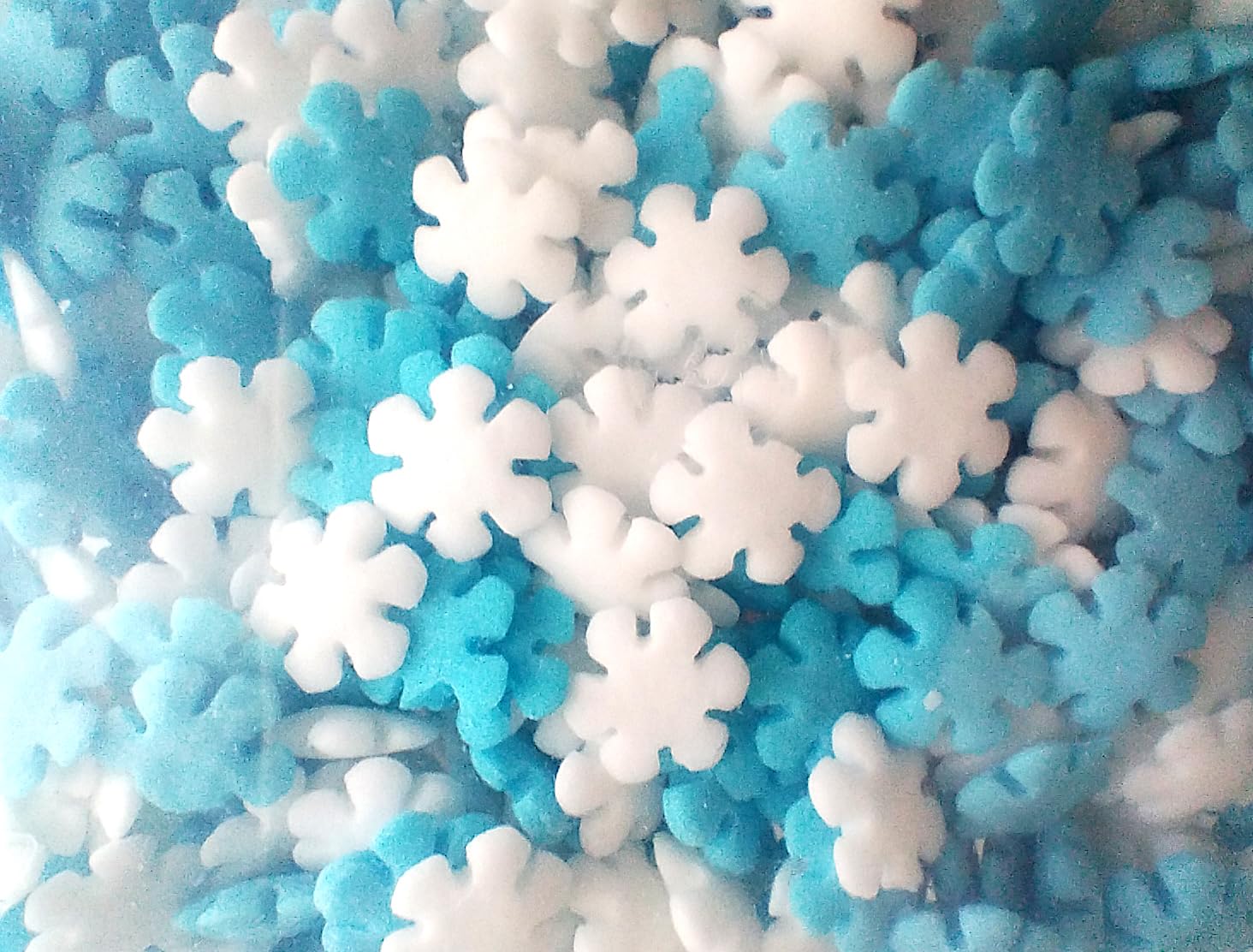 45 Decorazioni Per Ritagli Di Fiocchi Di Neve, Ritagli Di Carta Fiocco Di Neve Di Natale Bianco E Argento Con Punti Di Incollaggio Per Festa Di Natale Festa D'inverno Festa Congelata