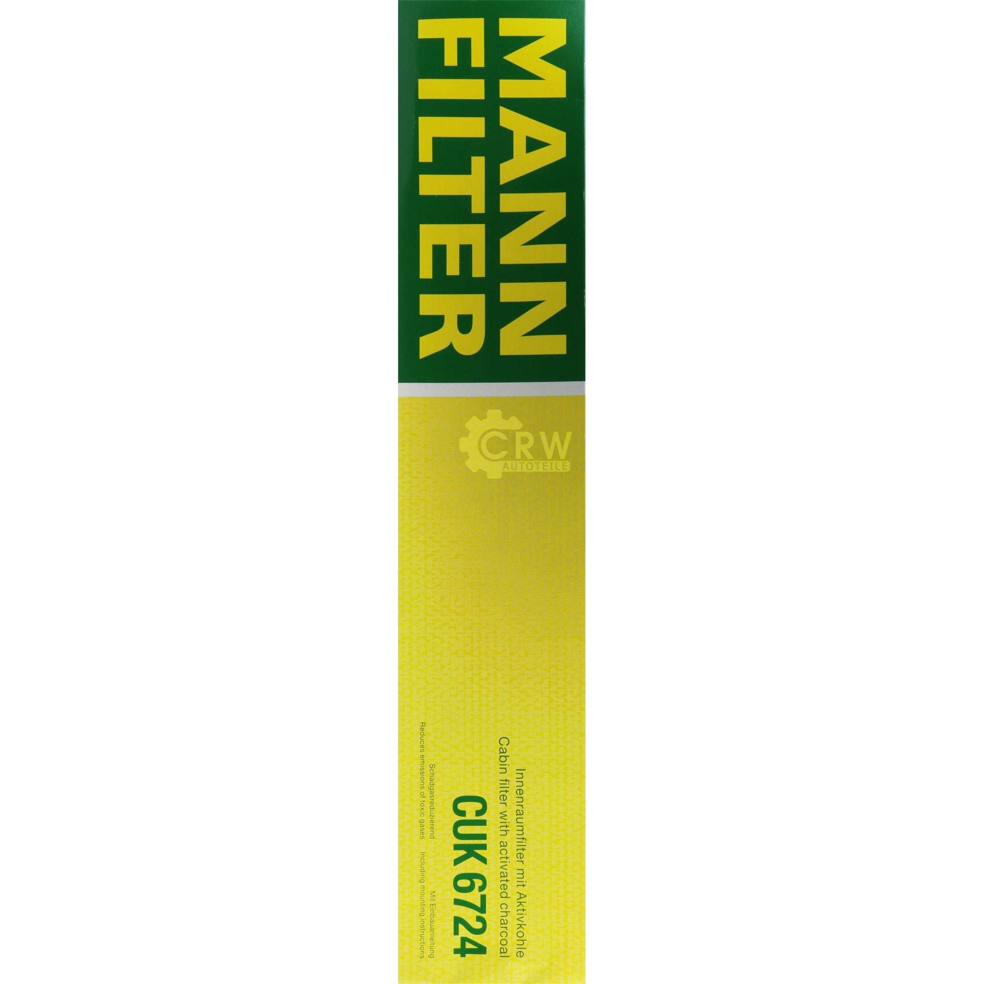 Paquete de inspección Kit de mantenimiento de filtros con filtro de aceite HU 925/4 x, filtro de aire C 25 114/1, filtro de combustible WK 532/1, filtro de habitáculo CUK 6724, tornillo de
