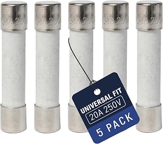 BlueCatELE Ceramic Microwave Fuse Cartridge for GE WB27X10388 and Whirlpool
