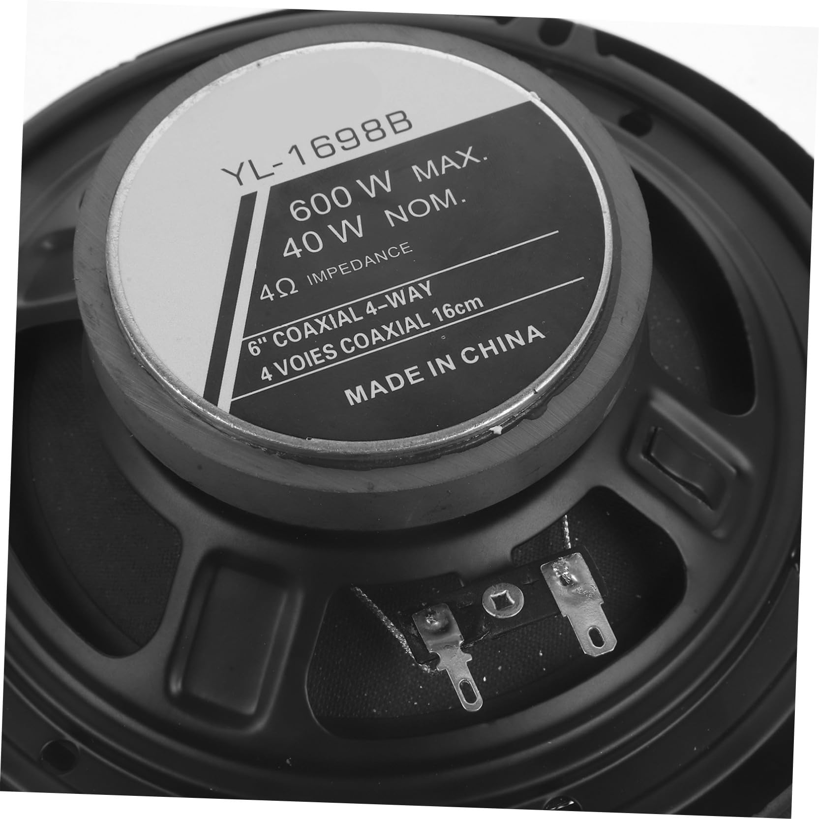 iplusmile Altavoces Coaxiales para Coche de 6 Pulgadas 35w/600w, 1 Par