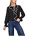 CeCe Long Sleeve Button-Down Ruffle Top - Main View