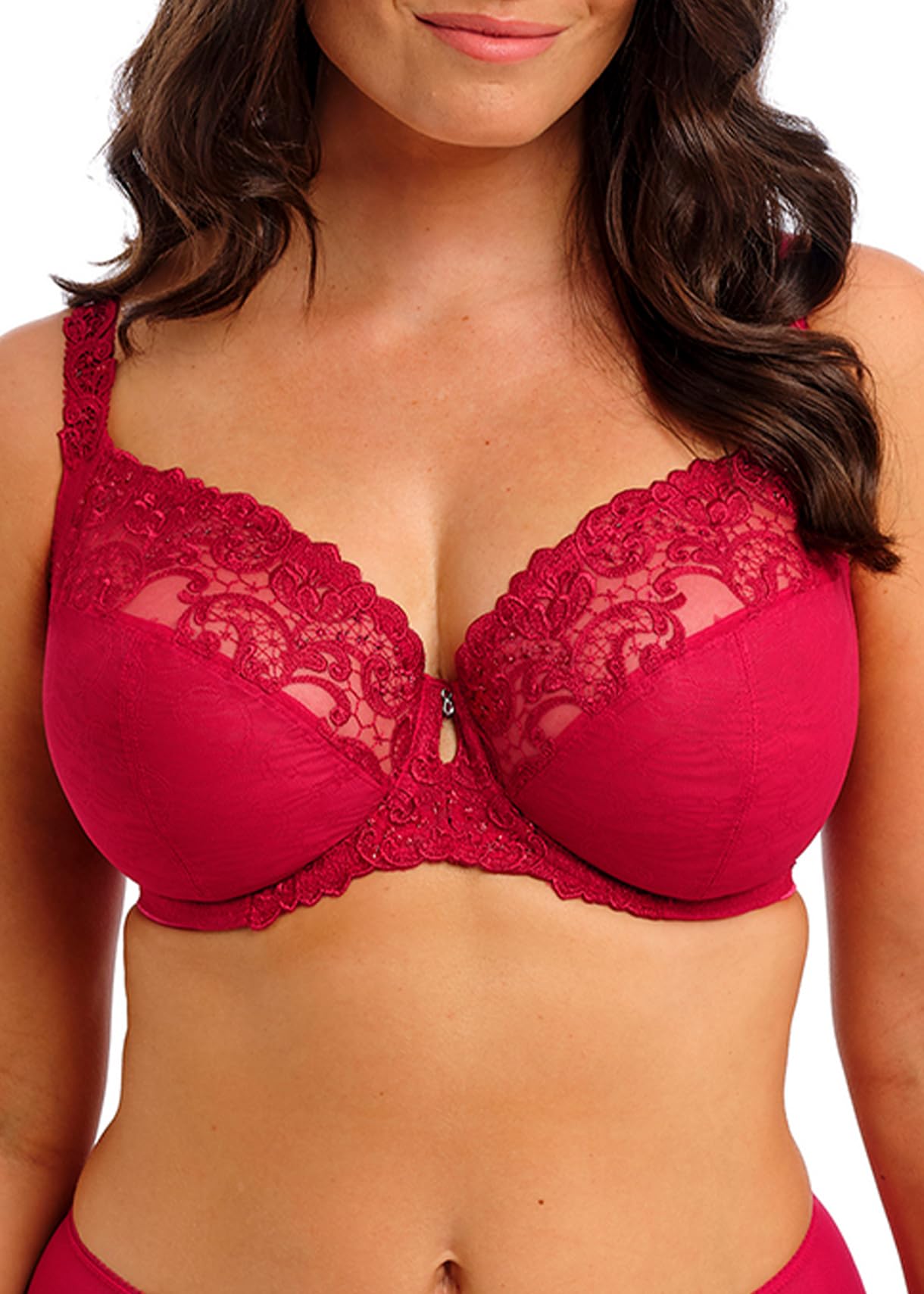 Fantasie Women's Portia Underwire Side Support Bra, Red, 34FF