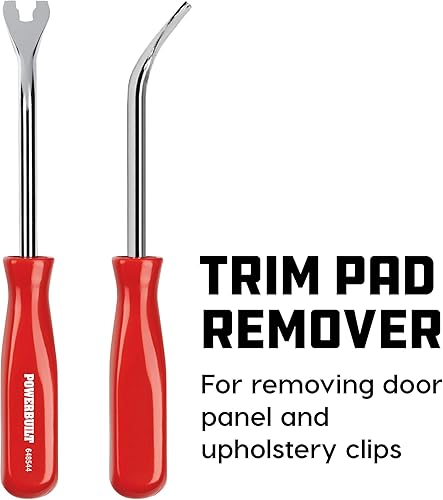 Miniatura 2 de Powerbuilt 648546 - Removedor de tapicería de puerta, para liberar rápidamente el panel de la puerta y los clips de tapicería