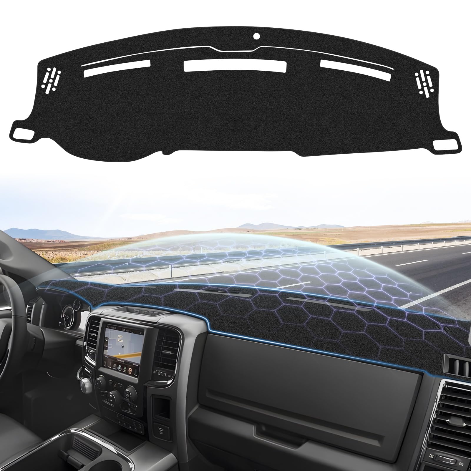 Sunsdrew Dash Cover for Dodge Ram