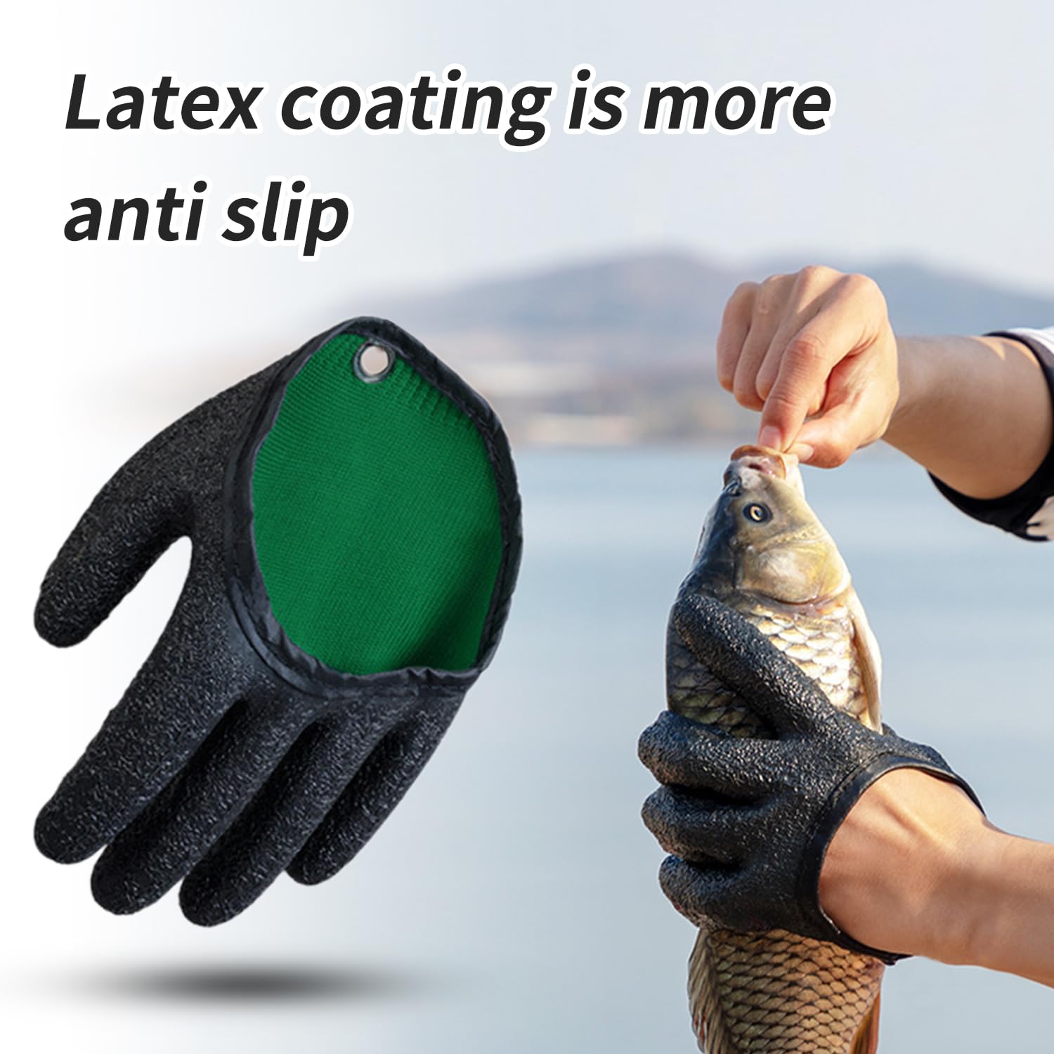 Guanti da pesca, antiscivolo, a prova di foratura, guanti protettivi per pescatori professionali, accessori da pesca