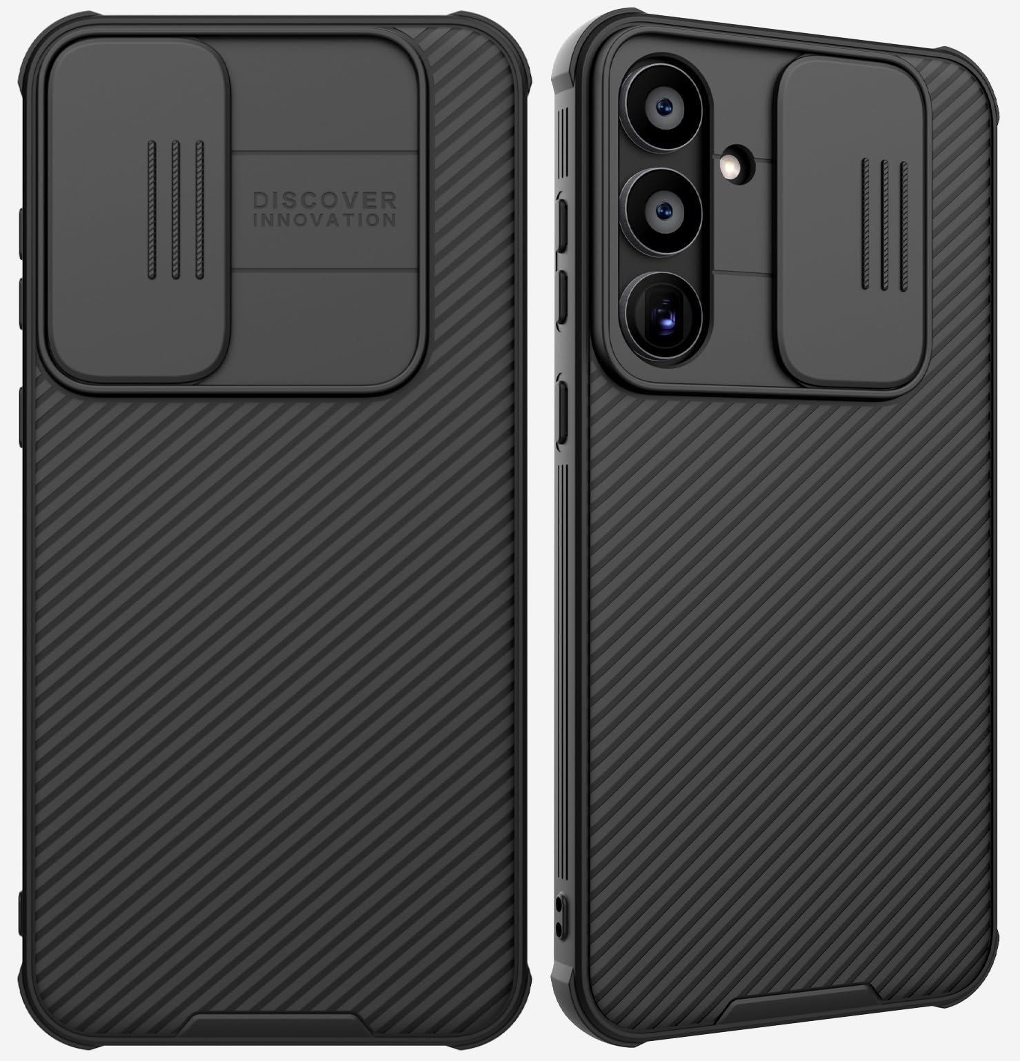 Samsung A55 5G Case, CamShield Pro Case with Slide Camera Cover, Slim Fit Thin Shockproof Cover for Samsung Galaxy A55 5G - Black (B0D1FSHM7T) Amazon Price History, Amazon Price Tracker
