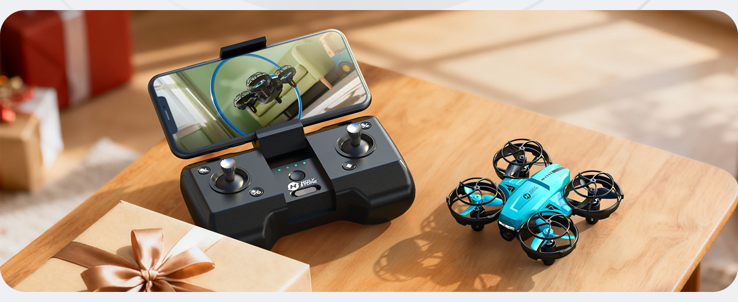 Holy Stone HS420 Mini drone de moins de 249 g avec caméra HD FPV pour enfants et adultes débutants, quadrirotor RC de poche, lancer pour lancer