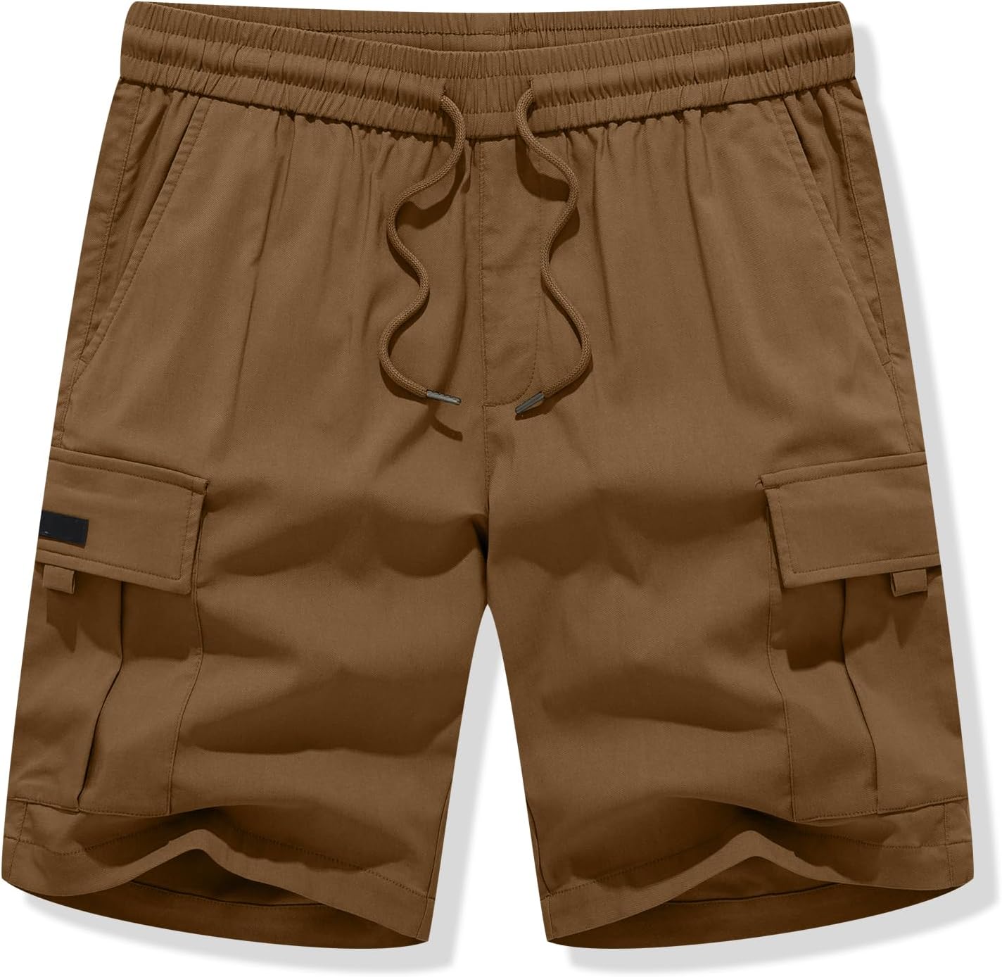 JMIERR Men's Casual Stretch Cargo Shorts Classic Drawstring Elastic Waist Summer Work Short with Multi Pockets - Image 7