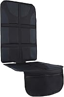 Vista 1 de Todays Kids Protector de asiento de coche, impermeable, con acolchado grueso, 2 bolsillos, ajuste universal, color negro