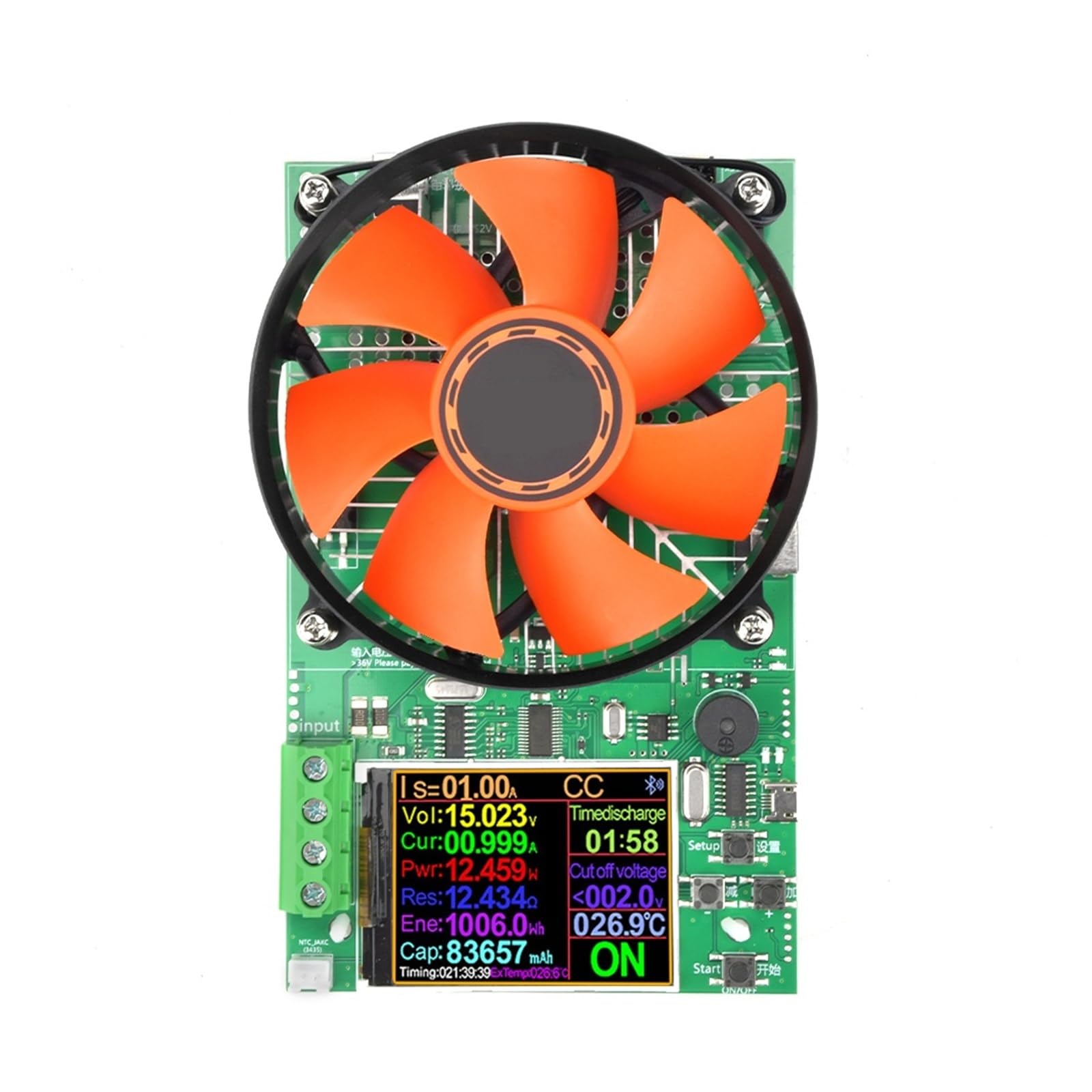 150W/180W DC USB Tester 2-200V Spannungs- Und Strommesser CNC-einstellbarer Konstantstrom-Last-Alterungsdetektor Für Ladetests(DL24 150W)