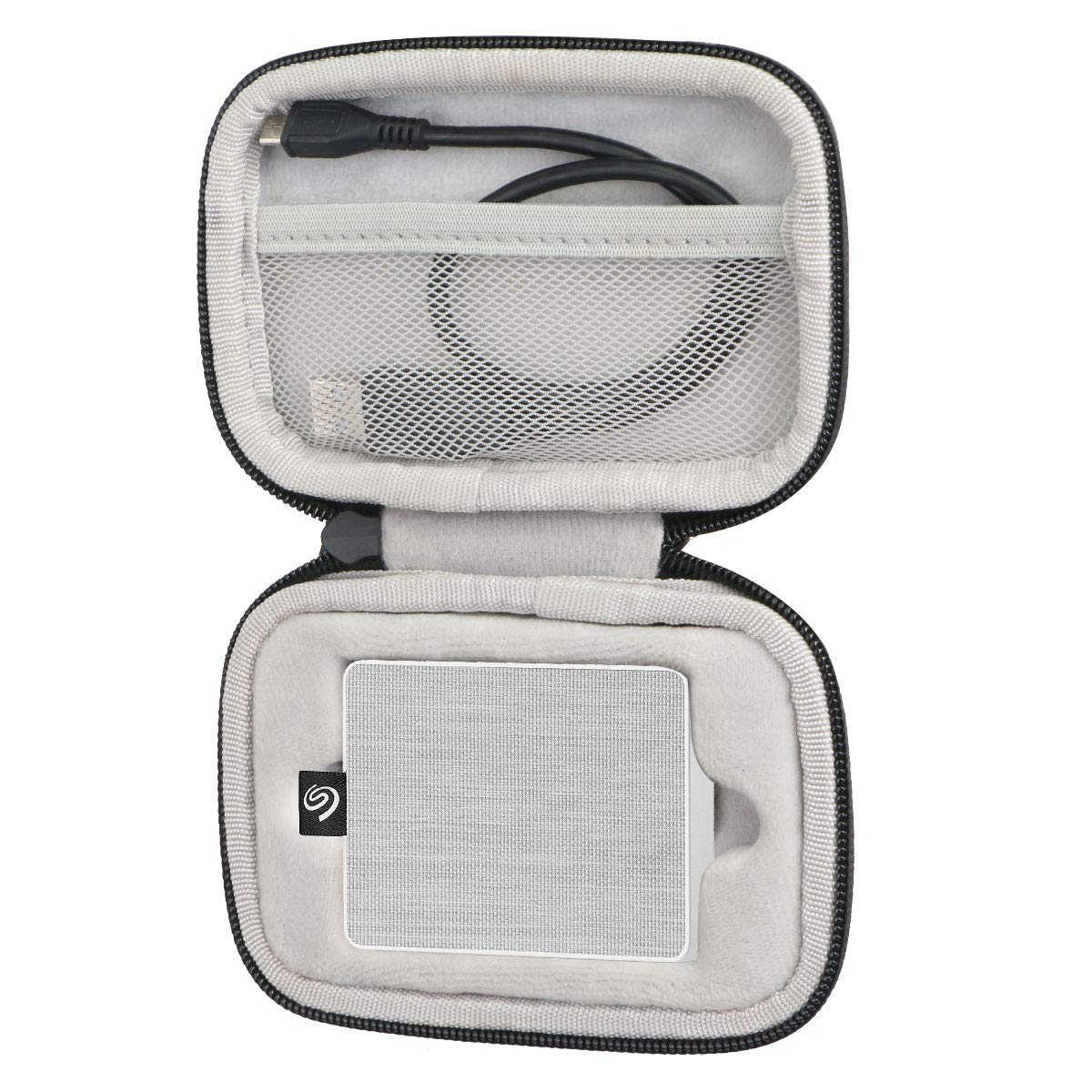 Khanka Hard Travel Case Replacement for Seagate One Touch SSD/Expansion SSD 500GB 1TB External Solid State Drive Portable