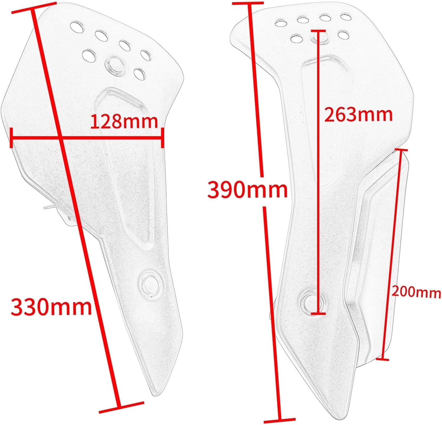 ーズハウジングフェアリングカバー 保護ボード スポイラー Triumph Trident 660 2021-2023 Tiger S
