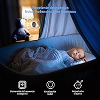 Vista 7 de Repelente ultrasónico y repelente de insectos para interiores, ultrasónico y repelente para cucarachas, roedores, ratones, insectos, mosquitos