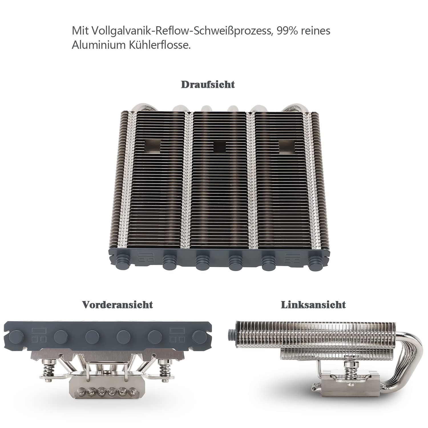 Thermalright AXP120-X67 Enfriador de aire de CPU de perfil bajo con ventilador PWM TL-C12015 de 120mm,6 tubos de calor, 67mm de altura,para AM4/AM5/Intel LGA 1700/1851/1150/1200/2011, enfriador de PC