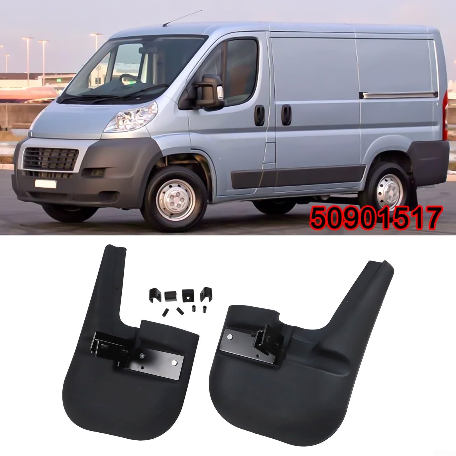 Vordere Kotflügel ABS Schwarz Für Ducato Boxer Relay 2006+